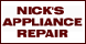 Nick's Appliance Service & Repair Inc. - San Jose, CA