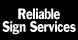 Reliable Sign Services Inc - Pelham, AL