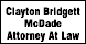 Clayton Bridgett McDade Attorney At Law - Jackson, MS