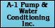 A-1 Pump & Water Conditioning - Raleigh, NC