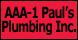 AAA-1 Paul's Plumbing Inc. - Fort Walton Beach, FL