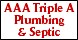 AAA Triple A Plumbing & Septic - Durant, OK