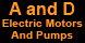 A & D Electric Motor & Pump - Casselberry, FL