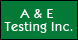 A & E Testing Inc - Baton Rouge, LA