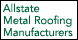 Allstate Metal Roofing Manufacturers - Gadsden, AL