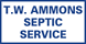 T.W. Ammons Septic Service, Inc. - Mooresville, NC