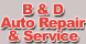 B & D Auto Repair - Vista, CA