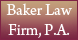 Baker, Law Firm PA - Clearwater, FL