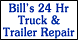 Bill's 24 HR Truck & Trailer Repair - Midway, TN