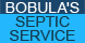 Bobula's Septic Svc - Gardnerville, NV