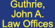 Law Offices of John A. Guthrie - Pleasanton, CA