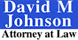 David M Johnson Attorney - Shingle Springs, CA