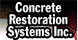 Concrete Restoration Systems - Placentia, CA