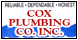 Cox Plumbing Co Inc - Waukesha, WI