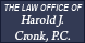 Cronk, Harold J