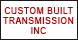 Custom Built Transmission Inc - Marrero, LA
