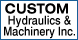 Custom Hydraulics & Machinery, Inc - White Hall, AR