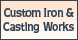 Custom Iron And Casting Works Inc. - Redwood City, CA