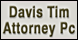 Davis Tim Attorney Pc - Alexander City, AL