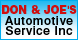 Don & Joe's Auto Svc Inc - New Castle, IN