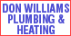 Don Williams Plumbing & Heating - New Albany, IN