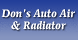 Don's Auto Air & Radiator - New Iberia, LA
