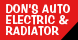 Don's Auto Electric & Radiator - Orangeburg, SC