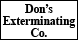 Don's Exterminating Co - Lafayette, LA