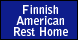 Finnish American Rest Home - Lake Worth, FL