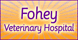 FOHEY VETERINARY HOSPITAL - Clio, MI