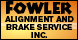 Fowler's Alignment & Brakes - Phenix City, AL