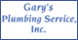 Gary's Plumbing Svc Inc - Evansville, IN