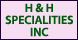 H & H Specialities Inc - Meridian, MS