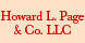 Howard L Page & Co Llc - Avon, CT