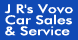 J R's Volvo