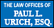 Law Office of Paul L. Urich, P.A. - Orlando, FL
