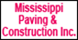 Mississippi Paving & Construction Inc - Starkville, MS