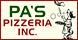 Pa's Pizzeria Inc - Kenosha, WI