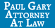 Paul Gary Attorney At Law - Capitola, CA