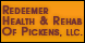 Redeemer Health & Rehab Of Pickens LLC - Pickens, SC