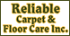 Reliable Carpet & Floor Care Inc - Calhoun, GA