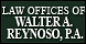 The Law Offices Of Walter A. Reynoso, P.A.: Luis E Reynoso - Coral Gables, FL