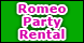 Romeo Party Rental - Romeo, MI