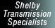 Shelby Transmission Specialist - Shelby, NC