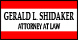 Shidaker Gerald L Law Office