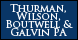 Thurman Wilson Boutwell - Charlotte, NC