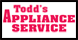 Todd's Appliance Svc - Brooklyn, MI