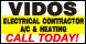 Vidos Electrical Contr A/C-Htg - Morgan City, LA