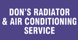 Don's Radtr & Air Cond/A C Svc - Fond du Lac, WI