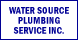 Water Source Plumbing Svc Inc - Newnan, GA